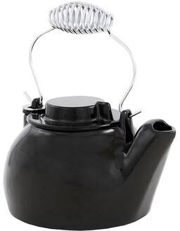 Achla Designs Enameled Humidifying Kettle, 9.25 Inch Tall
