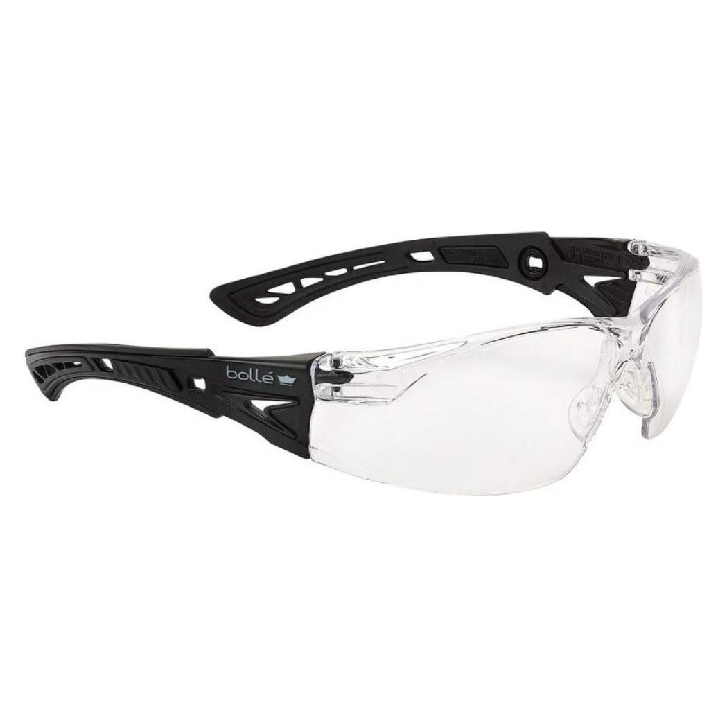 Bollé Schutzbrille Rush+ small Klar Bügel mattschwarz (256548)