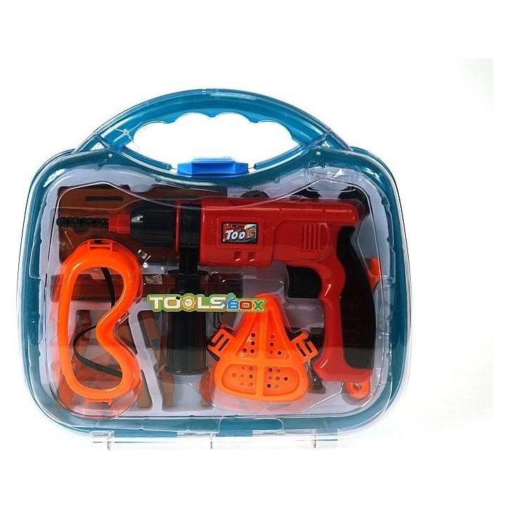 Adar Ein Satz Werkzeuge in einem Koffer mit einer Bohrmaschine (ad52289)
