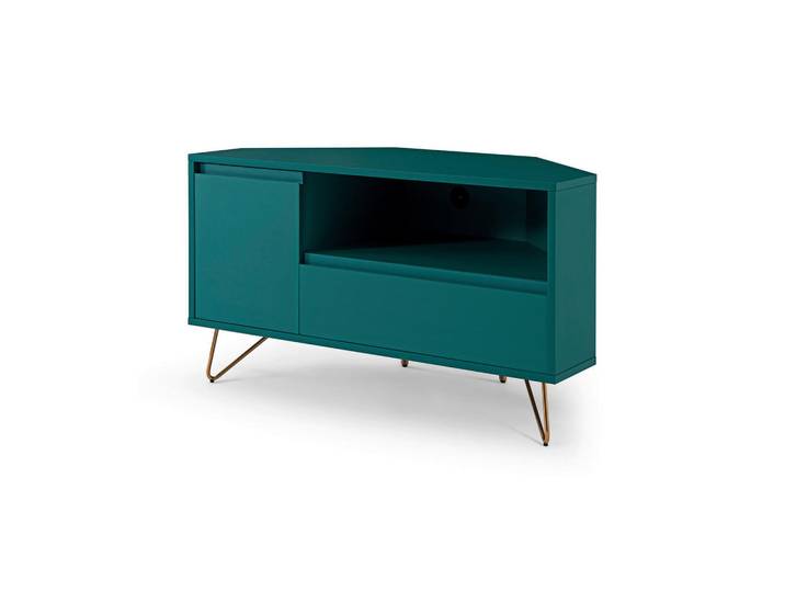 Livetastic Lowboard Blau 1769, Blau, Metall, 100x58x50 cm, stehend, Wohnzimmer, TV Möbel, Lowboards, Lowboards stehend