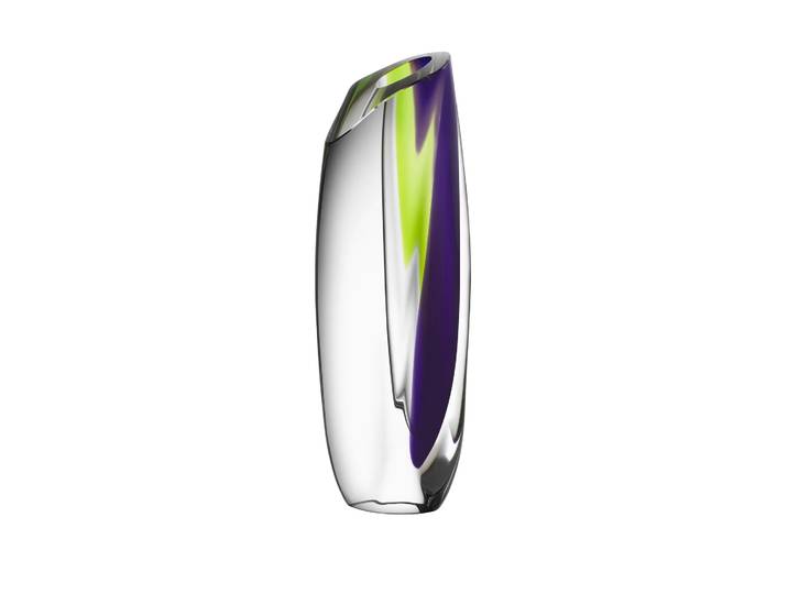 Kosta Boda Vase Saraband 36cm Violet-Vert