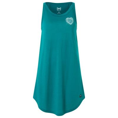 super.natural - Women's Little Heartwood Dress - Kleid Gr M türkis