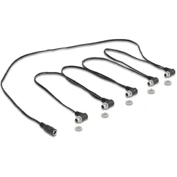 DELOCK DC Splitter Kabel 1 x Buchse gerade zu 5 x Buchse 5,5
