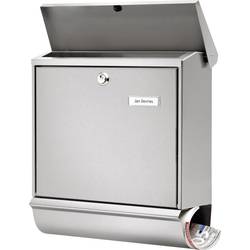 Burg Wächter 32680 COMFORT-Set 39130 NI Briefkasten Edelstahl Silber Schlüsselschloss