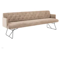 KAWOLA Esszimmerbank CHARME Cord taupe 186cm