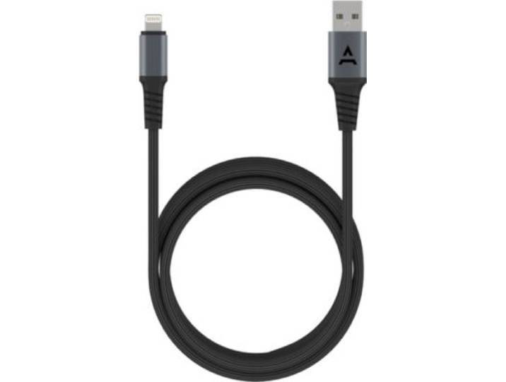 Adeqwat - Câble Lightning Vers Usb 3m Renforcé Certifié Apple Noir