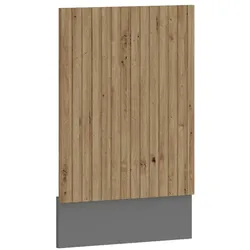 Frontblende integrierten Geschirrspüler 45 cm Küche AVA Artisan Lamellenoptik