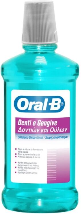 Oral-B Denti e Gengive Collutorio Antiplacca e Anticarie 500 ml