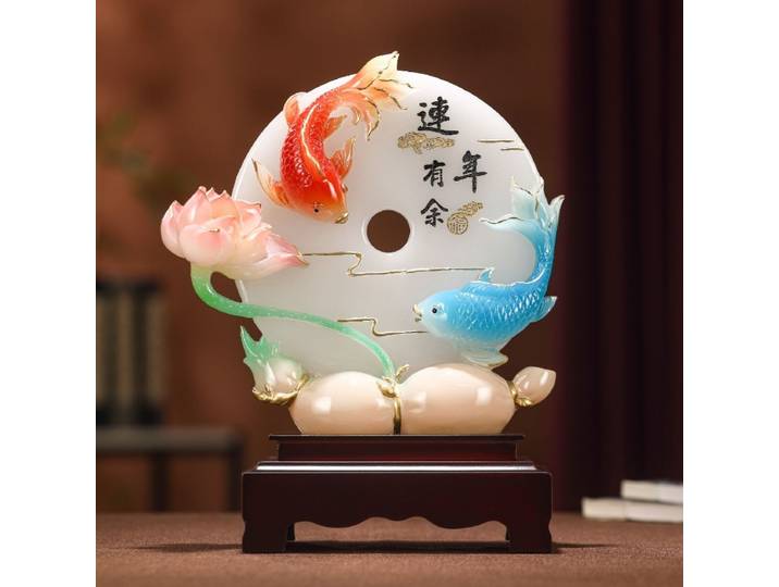 Zhao Cai années de surplus boucle de sécurité ornements maison salon Foyer décorations pendaison de crémaillère cadeaux Style chinois