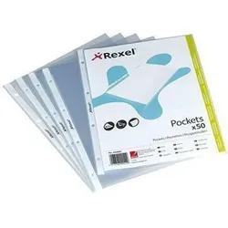 Hetzel Prospekthülle 224804 DIN A4 PP transparent 50 St./Pack.