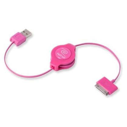 ReTrak EUIPODUSBPK Handykabel Pink 1 m USB A Apple 30-pin (1 m, USB 2.0) (EUIPODUSBPK)