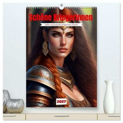 Schöne Kriegerinnen (hochwertiger Premium Wandkalender 2027 DIN A2 hoch), Kunstdruck in Hochglanz