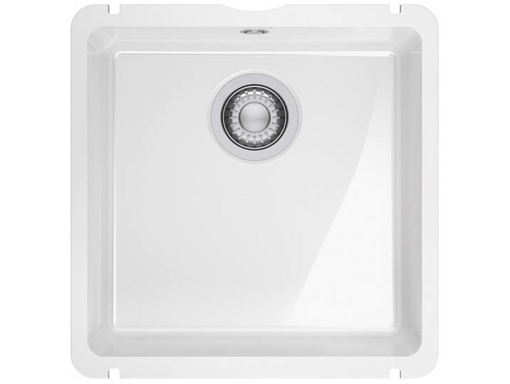 FRANKE Küchenspüle Mythos KXK 110-41 Keramikspüle 45x45cm Unterbau Fraceram Glacier-Weiß