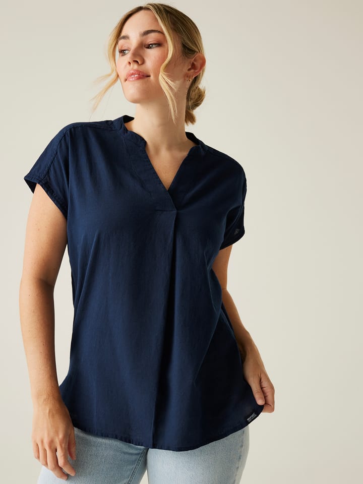 Regatta Bluse "Rianne" in Dunkelblau - 34