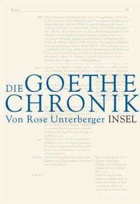 Rose Unterberger - Die Goethe Chronik - Preis vom 04.10.2026 03:51:26 h