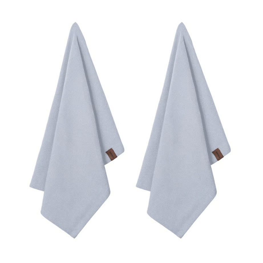 Humdakin ecologische theedoek 2-pack Blue glass