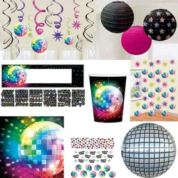 Partyset Disco Party Mottoparty 70er Jahre Party 80er Jahre Party Disko