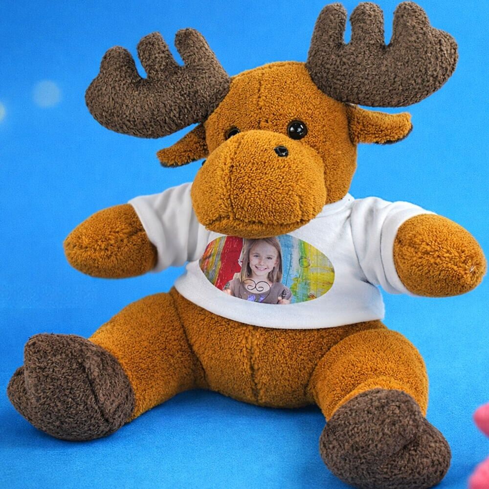 Ocadeau Peluche élan personnalisée
