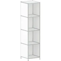 viasit Aktenregal »System 4« schmal 4 OH weiß, 40.4x155.6x40.4 cm