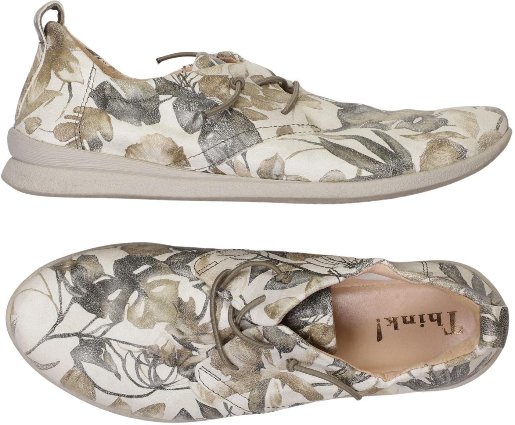 Think! Damen Halbschuh, Beige, Gr. EU 37, Leder - Second Hand