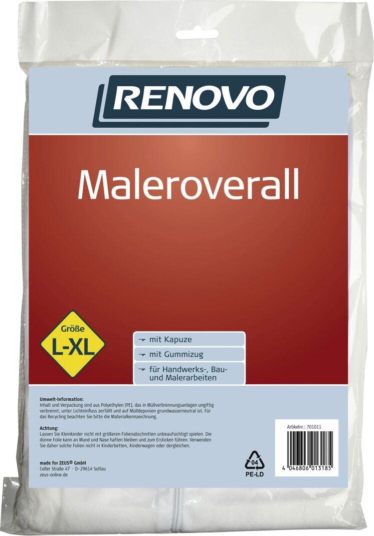 RENOVO Maleroverall, Größe L-XL