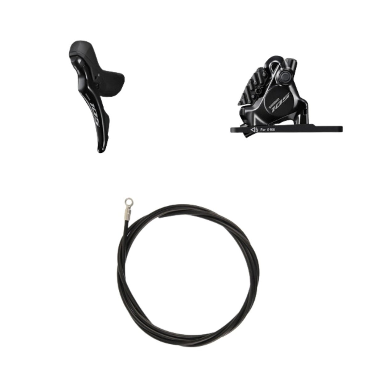 Kit de freio dianteiro esquerdo Shimano 105 ST-R7120+BR-R7170