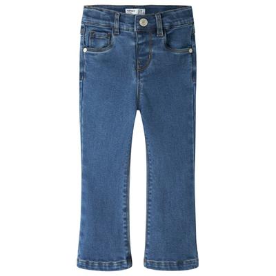 Name it - Kid's Salli Boot Fleece Jeans - Jeans Gr 116 blau