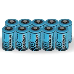 10x Ultralife Lithium 3,6V Batterie LS14250 1/2 AA UHE-ER14250