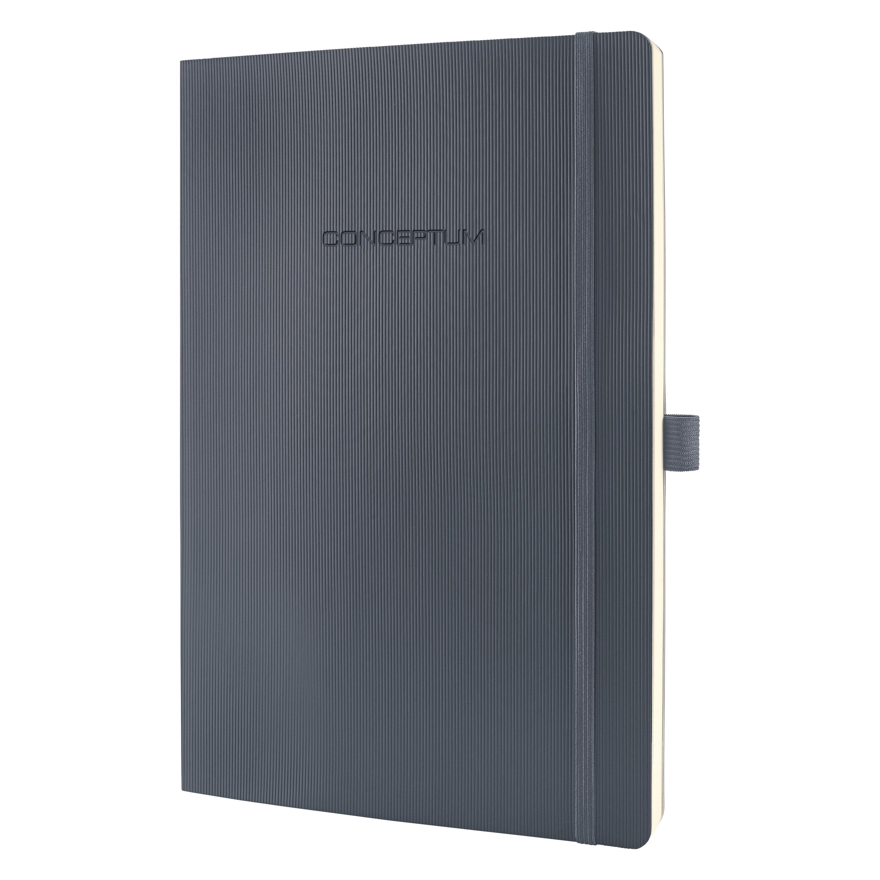 Sigel Notizbuch CONCEPTUM Softcover Softwave (A4, Kariert, Weicher Einband) (CO318)