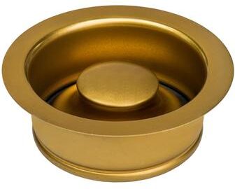 Ruvati Garbage Disposal Flange for Kitchen Sinks 3-1/2 inch opening – Satin Matte Gold – RVA1041GG