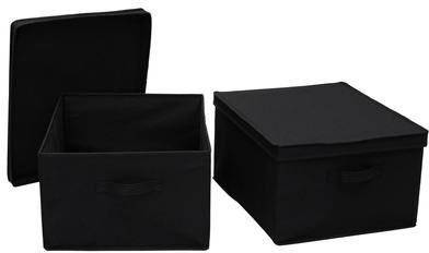 Household Essentials Fabric Storage Bins, Set of 2