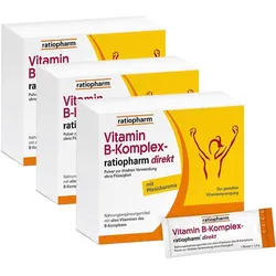 Vitamin B-Komplex-ratiopharm direkt Vorteilsset 3X20 St Pulver
