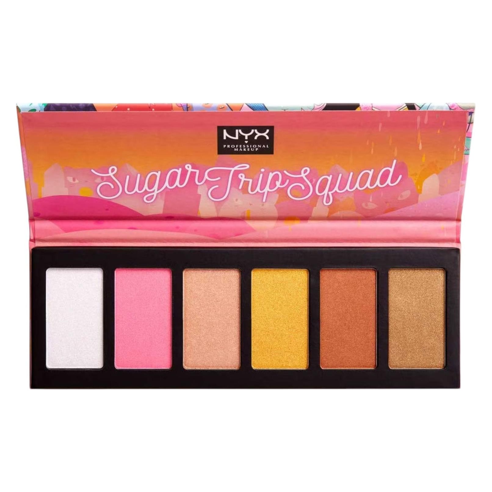 NYX Professional Make-Up NYX Limited Edition Sugar Trip Squad Highlighter Palette 30g (4380870)