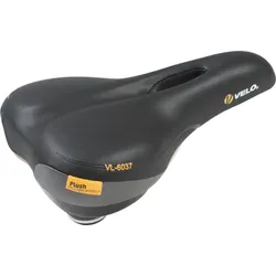 Velo Plush Komfortsattel Herren  schwarz / grau/gelb