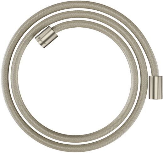 Hansgrohe Textilbrauseschlauch 28261820 1600 mm, Mutter beidseitig zylindrisch, brushed nickel