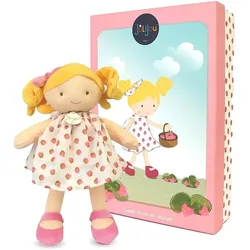 Doudou et Compagnie Stoffpuppe Fraise 28cm