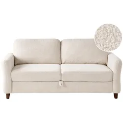 3-SITZER-SOFA Bouclé Beige Mare