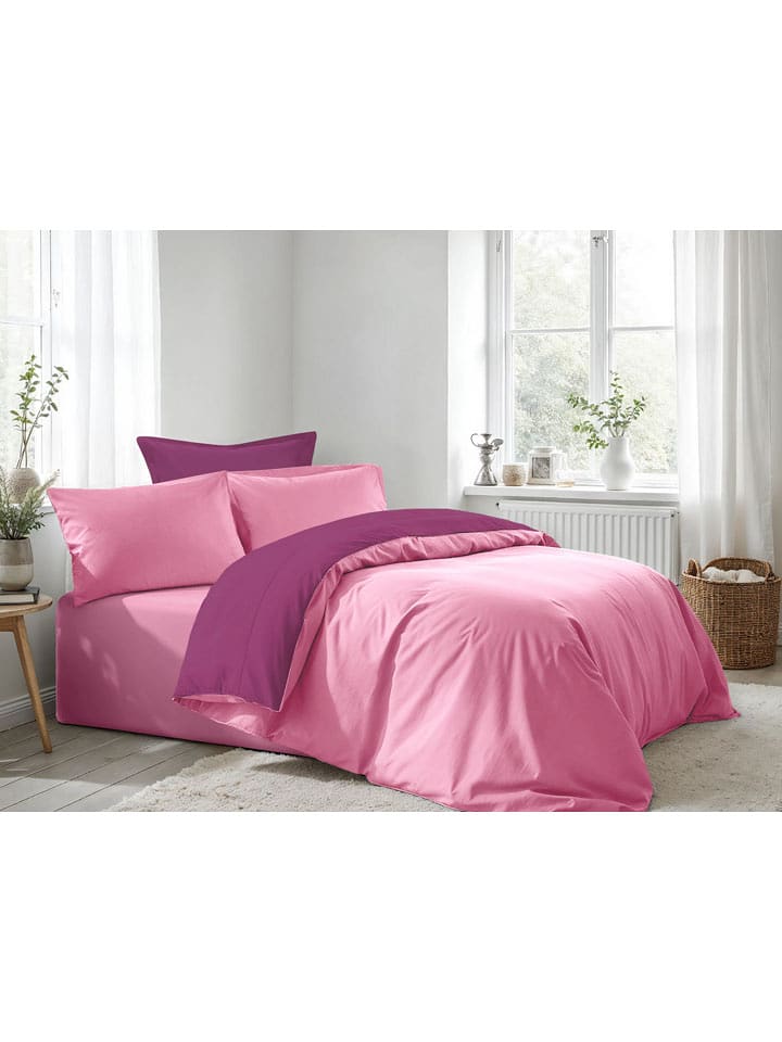 Mijolnir Renforcé-Bettwäsche-Set in Pink - 240x220 cm