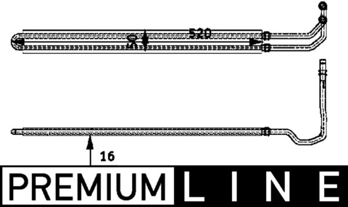 Ölkühler, Lenkung MAHLE CLC 53 000P