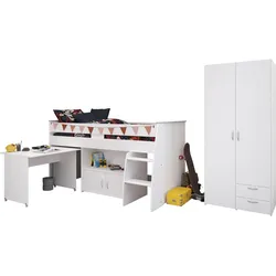KINDERZIMMER SET Parisot Reverse 2-tlg. Holzdekor Weiß