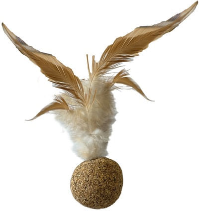 CROCI Gioco Gatto Euphoria Palla Con Piuma Silvervine 1 PZ