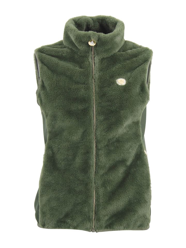 Peak Mountain Fleeceweste "Avril" in Khaki - S