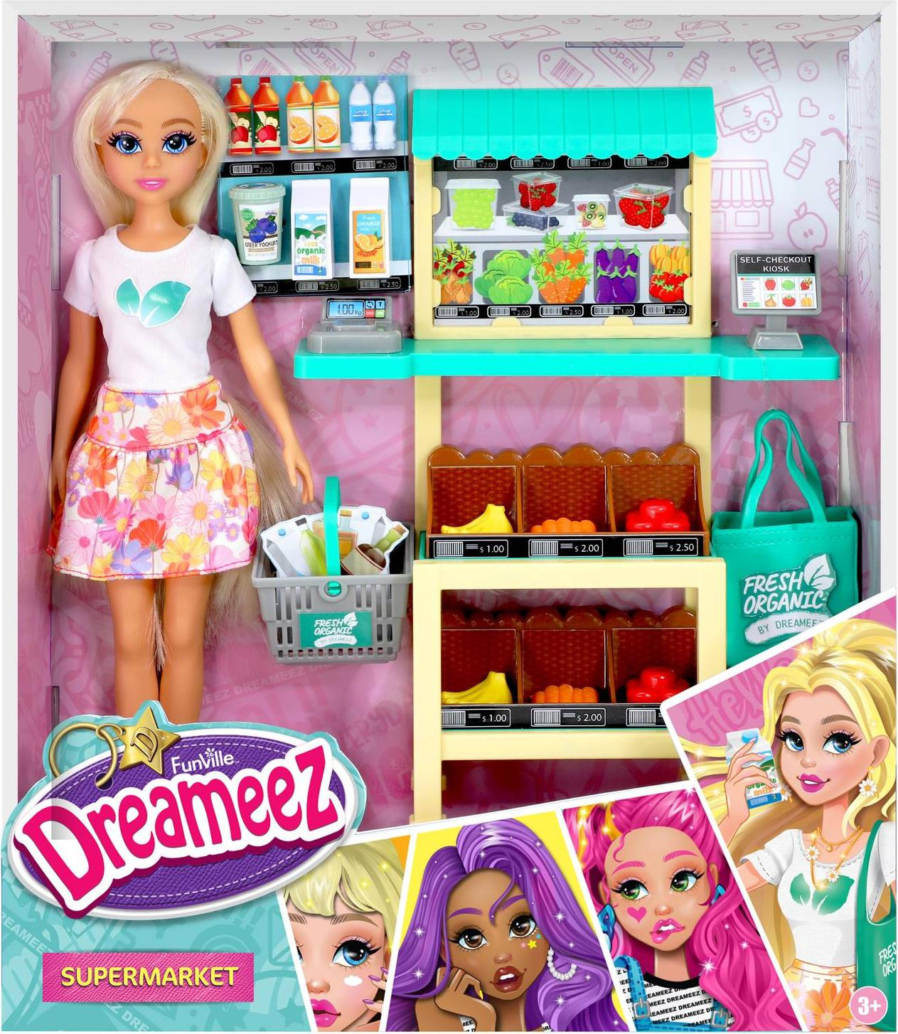 Dreameez Speelset Supermarkt met Fashionpop en Accessoires