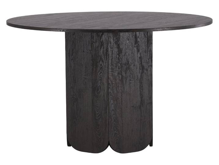 Tekla table de salle à manger Ø120 cm noir.