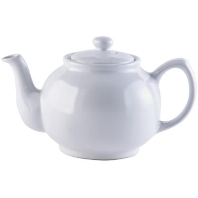 Teekanne PRICE & KENSINGTON, weiß, B:14cm H:12cm, Steingut, Kannen, Steingut