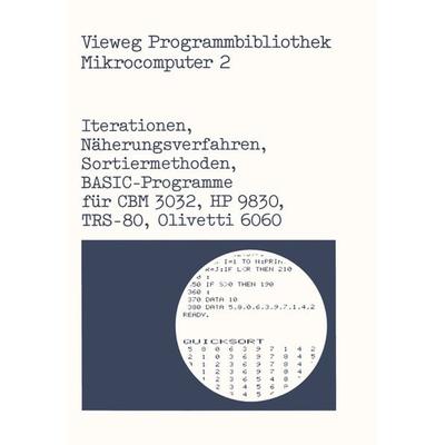 Iterationen, Näherungsverfahren, Sortiermethoden, Taschenbuch von , Vieweg & Teubner, 978-3-528-04207-3