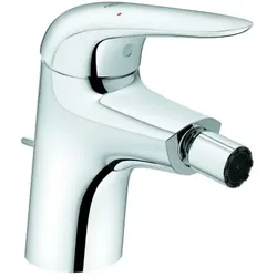 Grohe Eurostyle Bidetarmatur 23720003 chrom, mit Ablaufgarnitur, Griff geschlossen