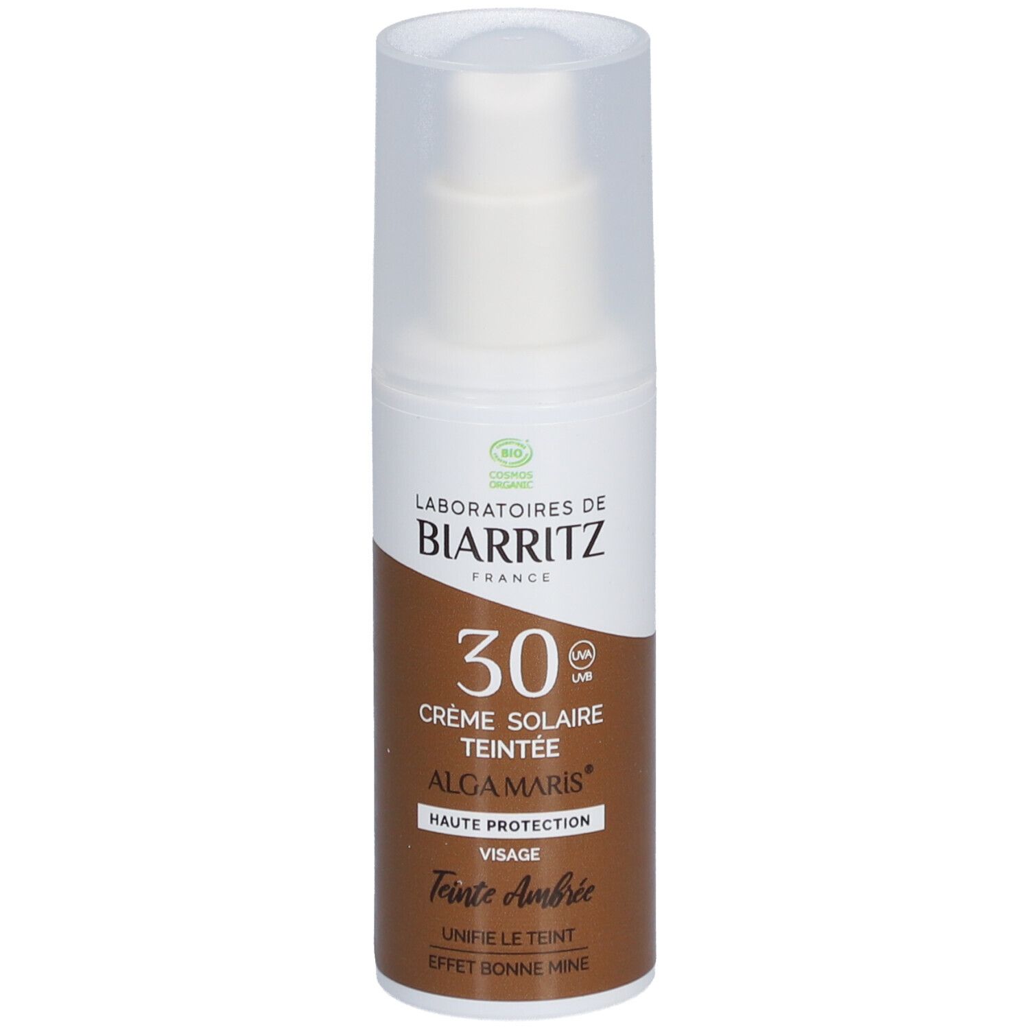Alga Maris Crème Solaire Teintée SPF 30 - solaire teintée haute protection, 30, 50 ml Creme