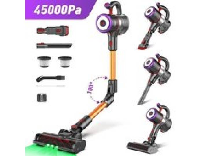Aspirateur Balai - ONSEEN - 550W - 53min Autonomie - Filtration 5 Étapes - Poils dAnimaux vert BROSSE ET ACCESSOIRE D’ASPIRAT