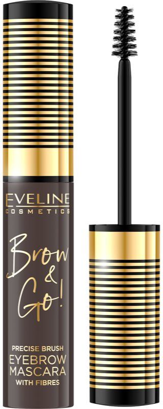 Eveline Cosmetics Brow & Go! brow mascara shade 02 Dark 6 ml